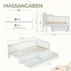 FCH Kinderbett mit Schubladen 90x200cm, Hausbett mit Produktbild-Vorschau 7