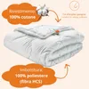 Couette d'hiver chaude, 155 x 220 cm, 100% microfibre, Voir les images du produit 9