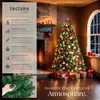 A decorated Christmas tree in a cozy living room setting with a fireplace. Náhled obrázku produktu