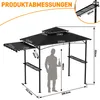 XMTECH Grilový altánok 245 x 141 x 253 cm s bočným Náhľad obrázku produktu 2