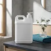 Pumpdispenser 3 l Kunststoff weiß – Nachfüllbarer Flüssigkeitsbehälter Produktbild-Vorschau