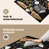 KitchenYeah© Herdabdeckplatte Wein - Obst - Käse , 81x52cm, Produktbild-Vorschau 2