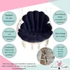 Love Gifts® Hängesessel Kissen in Muschelform 2 Stück + 1 Produktbild-Vorschau 4