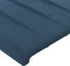 The Living Store LED Kopfteil Dunkelblau 80x5x78/88 cm Samt Produktbild-Vorschau 5