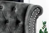 riess-ambiente Ohrensessel CHESTERFIELD 105cm grau silber Produktbild-Vorschau 6