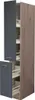 Apothekerschrank Küche - 30 cm breit - Basaltgrau Matt San Produktbild-Vorschau 1