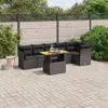 The Living Store 7-tlg. Garten-Sofagarnitur mit Kissen Produktbild-Vorschau 2
