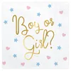 Servetten "Jongen of meisje" - Goud | 20 stuks / 33x33 cm Productafbeelding-voorbeeld 11