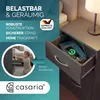 CASARIA® Comodino 3 Cassetti Mobiletto Capiente 54x39x28 cm Anteprima dell’immagine prodotto 4