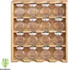 Kräuterregal mit 16 Kräutertöpfen aus Glas - Produktbild-Vorschau 6