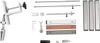A collection of knife sharpening tools and accessories laid out on a white background. Náhled obrázku produktu