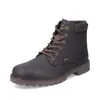 A single brown leather boot is shown against a white background. Produktbild-Vorschau