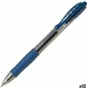 Pilot BL-G2-7 Stylo rétractable clipsable Bleu 12 pcs Voir les images du produit 1