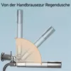 Duschkopfhalterung, um 180 Grad verstellbare Produktbild-Vorschau 3