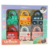 Educational Puzzle Spielzeugautos mit Vorhängeschloss Wagen Produktbild-Vorschau 9