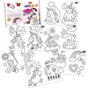 LM-Kreativ Window Color Set Glitzer Einhorn – abziehbare Produktbild-Vorschau 3