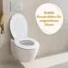 Toilettendeckel Universalgröße Klodeckel Weiß Klobrille O Produktbild-Vorschau 6