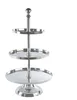Casablanca Etagere Trio Alu poliert,D.41cm H.73cm  Höhe: 73 Produktbild-Vorschau 3