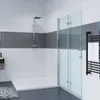 IMPTS Duschwand 90 x 195 cm Walk in Dusche Falttür Produktbild-Vorschau 4