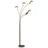 Stehlampe 200 cm 5 x E14 Silbern Produktbild-Vorschau 1