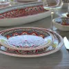 Assiette plate Bakir rouge - D 24 cm Voir les images du produit 4