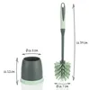 com-four® Toilettenbürste - WC-Bürste mit Halter - Produktbild-Vorschau 5