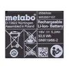 Metabo Li-Power Akku Set 18V mit 2x Akku 5,2Ah ( 625592000 Produktbild-Vorschau 4