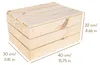 Creative Deco Natuurlijke Houten Doos met Groot Deksel, 40 Productafbeelding-voorbeeld 3