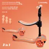 Kinder Roller Kinderscooter Dreiradscooter mit LED Räder Produktbild-Vorschau 7