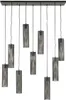Hoyz-Kollektion – Hängelampe 5+4 Tube Mesh – Artic Black Produktbild-Vorschau 4