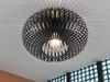 Trio Leuchten Johann Deckenleuchte Ø30cm 60W Schwarz Produktbild-Vorschau 5