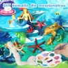 Malen Meerjungfrau Spielzeug für Mädchen Kinder, Basteln Produktbild-Vorschau 4