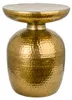 Beistelltisch 50cm Gold Design Tisch Modern Wohnzimmer Produktbild-Vorschau 1