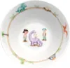 A children's bowl with dinosaur illustrations. Produktbild-Vorschau