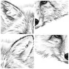 Bilder auf glas - Einteilig - Wolf Kinder Skizze Produktbild-Vorschau 8