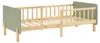 Cadre de lit 90x200 cm Lit enfant Vert Lit en bois Pin Voir les images du produit 12