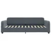 vidaXL Tagesbett mit Matratze Dunkelgrau 100x200 cm Samt Produktbild-Vorschau 4
