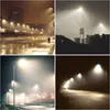 A collage of four images showing streetlights in foggy conditions at night. Náhľad obrázku produktu