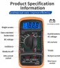 Multimetr cyfrowy XL830L, podświetlany wyświetlacz LCD, Podgląd zdjęcia produktu 8