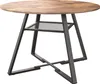 Fortuna Lai Runder Esstisch Ø120 cm im Vintage-Stil – Produktbild-Vorschau 7