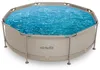 VirtuFit Rundbecken Ø244 x 76 cm Beige mit Filterpumpe Produktbild-Vorschau 12