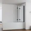 IMPTS Duschwand für Badewanne 140x140cm 3-teilig Faltwand Produktbild-Vorschau 2