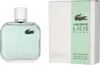 A bottle of Lacoste L.12.12 Blanc Eau Fraiche perfume and its packaging are displayed side-by-side against a white background. Anteprima dell’immagine prodotto