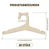 20er Set Kinder-Holzbügel, niedliche Baby- und Puppenbügel, Produktbild-Vorschau 2