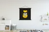 MuchoWow® Textilposter Illustration - Mensch - Mond - Produktbild-Vorschau 2