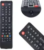 Three views of a black TV remote control against a white background. Náhled obrázku produktu
