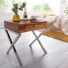 Stolik nocny z litego drewna sheesham komoda nocna 45 cm 1 Podgląd zdjęcia produktu 7
