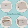 SONGMICS Stoffbox, faltbare Aufbewahrungsbox mit Griffen, Produktbild-Vorschau 7