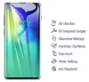 A smartphone screen protector with feature callouts. Produktbild-Vorschau
