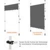 Yaheetech Balkonmarkise mit Handkurbel 200 cm L, Produktbild-Vorschau 7